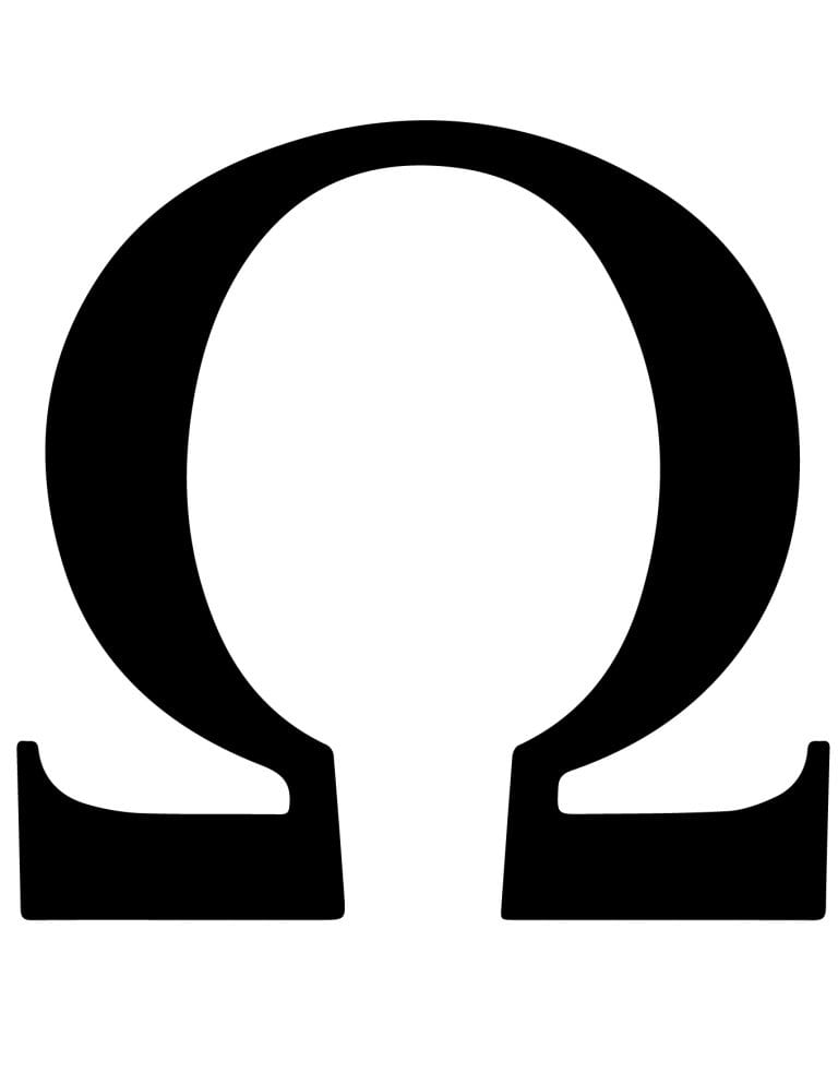 What Does The Omega Symbol Mean In Greek