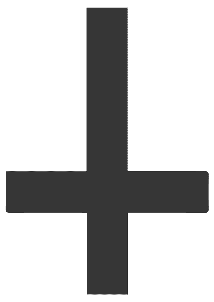 The Upside-down Cross/Inverted Cross/Saint Peter's Cross ...